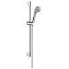 Hansgrohe Brauseset Crometta 85 Mono mit Brausestange 650mm, Chrom 27728000