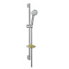 Hansgrohe Brauseset Crometta 85 Vario mit Brausestange 650mm und Seifenschale, Chrom 27764000