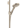 Hansgrohe AXOR Uno Brauseset 900mm mit Handbrause 120 3jet, Brushed Nickel 27987820