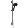 Hansgrohe Brauseset Rainfinity 130 3jet Unica S Puro 650mm Push Schieber brushed black chrom 28745340