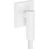Hansgrohe Wandanschluss FixFit Fine E mit Rückflussverhinderer weiß matt 28883700