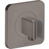 Hansgrohe Brausehalter Axor Citterio E Porter brushed black chrom für Schläuche mit konischer Mutter 36724340