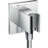 Hansgrohe Schlauchanschluss Fixfit Porter Square Axor DN15 mit Rückflussverhinderer chrom 36734000