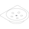Hansgrohe Axor Seifenschale Logo Polis klein 40936000