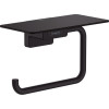 Hansgrohe Papierrollenhalter mit Ablage AddStoris mattschwarz 41772670