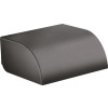 Hansgrohe Toilettenpapierhalter mit Deckel Axor Universal Circular brushed black chrom 42858340