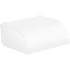 Hansgrohe Toilettenpapierhalter mit Deckel Axor Universal Circular mattweiss 42858700