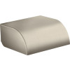 Hansgrohe Toilettenpapierhalter mit Deckel Axor Universal Circular brushed nickel 42858820