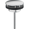 Hansgrohe Ablaufgarnitur nicht verschließbar für Waschbecken, Chrom 50001000