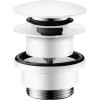 Hansgrohe Ablaufgarnitur Push-Open für Waschtisch- und Bidetmischer, Mattweiß 50100700