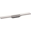 Hansgrohe RainDrain Flex Duschrinne 700mm kürzbar, Fertigset für Wandmontage gebürstet edelstahl 56050800