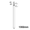 Hansgrohe Rohr mit Abdeckung 1382mm Raindance Select Showerpipe chrom 92358000