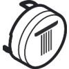 Hansgrohe Druckknopf Symbol Kopfbrause Rain groß schwarz 92571610