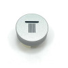 Hansgrohe Druckknopf Symbol Kopfbrause Rain groß edelmatt 93571880