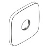 Hansgrohe Rosette PuraVida Brausenmischer UP 155/155mm chrom 95276000