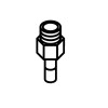 Hansgrohe Verbindungsnippel Ausziehbrause Spültischmischer Allegra 97596000