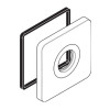 Hansgrohe Rosette Axor Citterio M Unterputzventil chrom 98511000