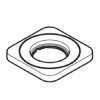Hansgrohe Rosette Axor Citterio M 3-Loch Waschtischarmatur chrom 98930000