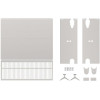 Kermi Upgrade Set Line K Typ33 900x400 Anthracite Grey ZA02400204