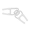 HSK Magnetprofil 135° chrom E100064-6Alu-S