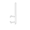 HSK Einsteckprofil, Höhe 2.010mm E100066-6