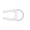 HSK O-Dichtung, Höhe 2.010mm E100078-8-3