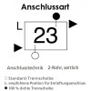 Arbonia Mehrpreis zu Heizwand für Anschlussart 23 - Links unten