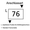 Arbonia Mehrpreis zu Heizwand für Anschlussart 76 - oben Rechts