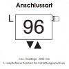 Arbonia Mehrpreis zu Heizwand Einbauventil Anschlussart 98, Ventil oben, M30x1,5