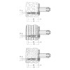 Keuco Befestigungs Set 1 Plan Care 3x Holzschrauben DIN7996-6x70 V2A 3xDübel UX8R 34990000100