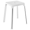 Keuco Bad Hocker AXESS verchromt weiß 35082010051