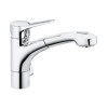 Kludi MX Spültisch-Multi-Einhandmischer 225mm chrom, herausziehbare Geschirrbrause, Anschluss für Wasch-/Spülmaschine, Niederdruck 399450562