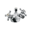 Kludi Adlon Bidetarmatur Ausladung 85mm DN8, chrom, mit Ablaufgarnitur 512110520