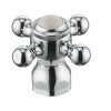 Kludi Kreuzgriff mit Haube, chrom 7533605-00