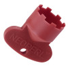 Neoperl CACHE JR & SLIM AIR Services. Kunststoff, rot, JR + SLIM AIR, M21.5x1 09915146