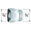 Neoperl Reduziernippel ADIA Messing verchromt, IG 3/4'' x AG 3/4'' 33816046