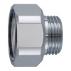 Neoperl Reduktion Messing verchromt, IG 1/2'' x AG 3/8'' 50050494