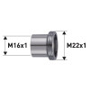 Neoperl Reduktion Messing verchromt, M16x1 x M22x1 50506494