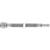 Neoperl NEOFLEX Panzerschlauch DN8 Quetschverschraubung x Rohrstutzen, 3/8/10mm x 10mm 100cm 66860100
