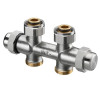 Oventrop Multiflex FQ Verschraubung für G 3/4 AG, Durchgang, G 3/4 ÜM x 3/4 AG 1015803