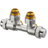 Oventrop Multiflex FQ Verschraubung für G 1/2 IG, Eck links, G 1/2 AG x 3/4 AG 1015874
