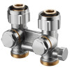 Oventrop Absperrverschraubung ZBU ''Multiflex F'', 3/4''ÜM x 3/4''AG, zur Entleerung 1015943