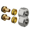 Oventrop Klemmringverschraubung ''Ofix K'' M24x1.5, 16x2mm, 2-fach für Kunststoffrohr 1016824