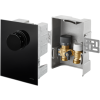 Oventrop Unibox T-RTL Thermostat, RTL, Echtglas schwarz 1022771