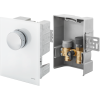 Oventrop Unibox TQ-RTL Thermostat, RTL, Q-Tech, Echtglas weiß 1022780