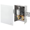 Oventrop Unibox TQ-RTL R-Tronic Thermostat, RTL, Q-Tech, R-Tronic, Echtglas weiß 1022782