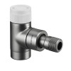 Oventrop Thermostatventil ''E'' DN15, 1/2'', PN10, Eck, Edelstahl-Design 1163082