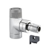 Oventrop Thermostatventil ''EQ'' DN15, Eck, verchromt, mit ''Q-Tech'' 1163552