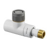 Oventrop Thermostatventil ''EQ'' DN15, Durchgang, weiß, mit ''Q-Tech'' 1163662