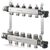 Oventrop Multidis SFQ Edelstahlverteiler mit Durchflussindikator 7 Kreise 1404957